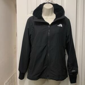 The North Face Womens Shelbe Raschel Soft Shell Hooded Jacket Black Small Fleece